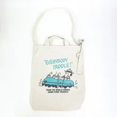 スヌーピー ショルダートート ホワイト ビーグルスカウト バッグ お出かけ 学校