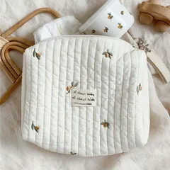 おむつポーチ　ストラップ付【新品】３種類　イブル　キルトポーチ　韓国　インナーバッグ　大容量ポーチ　旅行ポーチ　オムツポーチ　ベビー収納　ベビーカーポーチ　ヌビ