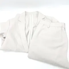 ◇ ⊇ White joula S ジャケット パンツ セットアップ サイズ9R ベージュ系 レディース E  【1501230034821】