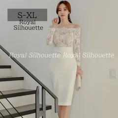 ドレス ナイトドレス キャバドレス 白 ホワイト 長袖 オフショルダー タイト パーティー ワンピース 大きいサイズ S M L XL ドレス レディース お呼ばれ 食事会 結婚式 セクシー デート 透け感