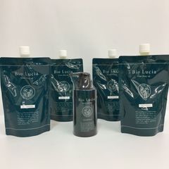 未開封品 Bio Lucia ビオルチアシャンプー＋詰め替え300ml×4個セット ノンシリコン オーガニック