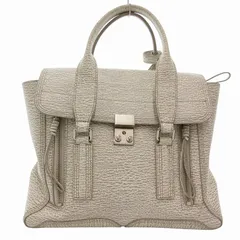 3.1 フィリップリム 3.1 phillip lim パシュリミニサッチェル ハンドバッグ 手提げ レザー グレー /FF IBO76のサムネイル