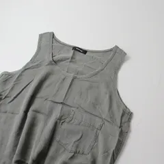 ZUCCa ズッカ 製品染め ノースリーブプルオーバー M/グレー トップス 【2400013229500】のサムネイル