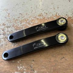 【最速発送】White Industries ホワイトインダストリーズ ENO Crank Black 165mm 【クランク】【高精度】【Made in USA】
