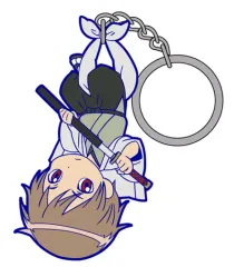 【中古】キーホルダー・マスコット(キャラクター) 沖田総悟 つままれキーホルダー 真選組創設時代Ver. 「銀魂  」