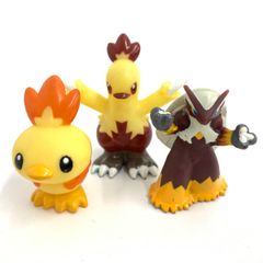 Pokemon ポケモン ポケモンキッズ アチャモ ワカシャモ バシャーモ 色違い フィギュア 3体セット     　240002228974