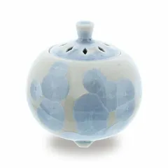 日本香堂 香炉 京華釉 銀藤 京焼・清水焼 79688