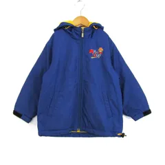 ミキハウス 中綿ジャケット ジャンパー アウター 裏起毛 キッズ 男の子用 120サイズ パープル MIKIHOUSE 【中古】