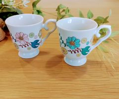 マグカップ｜【ハレクタニ】 花と鳥 九谷焼 【日本製】