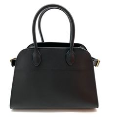【鑑定済み】正規品 ザ ロウ THE ROW  ソフト マルゴー 10 レザー ブラック W1190 L72  2wayハンド  ゴールド金具