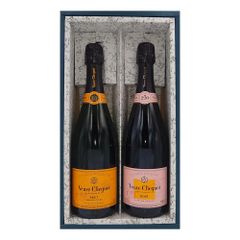 ヴーヴクリコ イエロー&ローズラベル750ml 2本セット ヴーヴクリコ イエロー＆ローズ 2本セット ギフトに - メルカリ