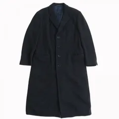 美品△正規品 ARMANI COLLEZIONI アルマーニコレツォーニ ウール チェスターコート／ロングコート メンズ ブラック系 54/R イタリア製のサムネイル