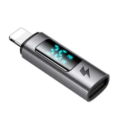【在庫セール】Mcdodo USB-C to ライトニング 変換アダプタ PD 36W急速充電 出力スクリーン表示 スマートチップ搭載 高速データ転送(ノートPC間のみ対応) USB-C i-Phone 変換コネクタ アルミ合金シェル Type-C ライトニン