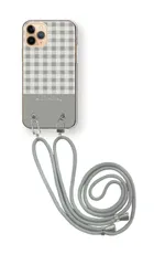 iPhone 13 iPhone13 アイフォン13 スマホケース スマホショルダー チェック柄 ギンガムチェック お洒落  かわいい ストラップ 調節可能 152cm  カラー06