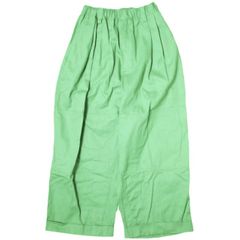 Meryll Rogge メリルロッゲ Workwear Drawstring Chino Pant ワークウェア ドローストリング チノパンツ S Emerald Green 2タック イージー ワイド GR8 ボトムス g22711