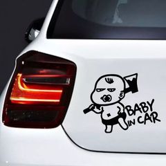 ベイビーインカー　BABY IN CAR まさかり ベイビー　カッティングステッカー　【Sサイズ1枚】