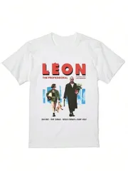 レオン LEON マチルダ 映画Tシャツ 復古 プリントtシャツ メンズ レディース Tシャツ 夏服 スポーツ トップス 半袖 無地 通気性 ファッション ゆったり 大きいサイズ 肌着 人気服