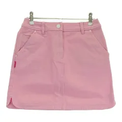 サイズ：58 23区GOLF ニジュウサンクゴルフ  ストレッチスカート ワッペン  ピンク系 [240101406954]# ゴルフウェア レディース ストスト