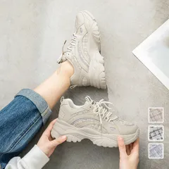 ダッドスニーカー レディース 韓国風厚底_2