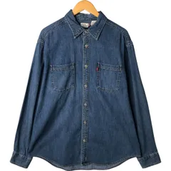 古着 リーバイス Levi's 長袖 デニムシャツ メンズL相当/eaa531042