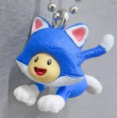 【中古】雑貨 ネコキノピオ 「スーパーマリオ 3Dワールド+フューリーワールド マスコットキーチェーン」
