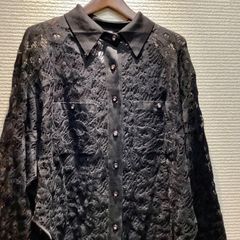 miu miu ミュウミュウ 襟 レース ブラウス シャツ ノースリーブ