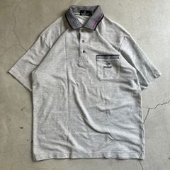 00's vintage   ポロシャツ　グレー　アーカイブ グランジ y2k パンク