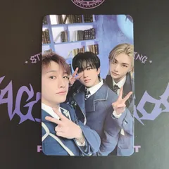 【Stray Kids】 4TH FANMEETING SKZ'S MAGIC SCHOOL ペンミ グッズ　チャームブレスレット トレカ《A バンチャン・チャンビン・ヒョンジン》