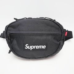 M06-k092 Supreme シュプリーム 18AW キルティング ナイロン ウエストバッグ ボディバッグ ブラック