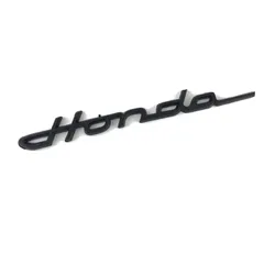 新品 1個 Honda クラシック エンブレム Chaojibao メッキ 筆記体 215mm×23mm (ブラック)