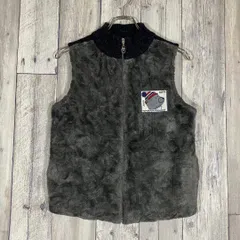 CASTELBAJAC カステルバジャック 日本製 もこもこ ジップ ベスト