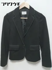 ◇ THE SUIT COMPANY she ザ スーツ カンパニー 1B 長袖 テーラード ジャケット サイズ36 ブラック レディース 【中古】 【1002798886711】