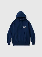 チャンピオン USAFA ハーフジップ リバースパーカー 単タグ 復刻 Yahoo!オークション - チャンピオン 復刻 単色タグ USAFA ハーフ