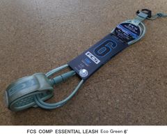 FCS COMP Leash 6ft　Eco Green (新品)リーシュコード