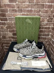 【美品】グッチ バレンシアガ　ザ ハッカー プロジェクト トリプルエス 40 2025年最新】gucci バレンシアガ トリプルsの人気アイテム