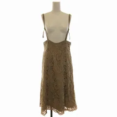 プロポーション ボディドレッシング PROPORTION BODY DRESSING コードレースマーメイドジャンパースカート2 フレアスカート ロング 3 L ピンクベージュ /EE