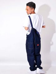 COOKMAN クックマン オーバーオール メンズ レディース 大きいサイズ Fisherman's Bib Overall Denim Navy フィッシャーマンズ オーバーオール デニム 231-03849