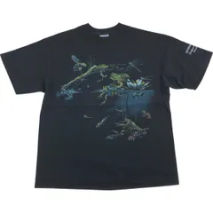 古着 90年代 ヘインズ Hanes BEEFY-T カエル柄 アニマルTシャツ USA製 メンズL相当 ヴィンテージ/eaa541698のサムネイル