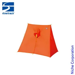 【新品】 ファイントラック finetrack ピコシェルター ( オレンジ ) 登山 シェルター ポンチョ 一人用 2人用 FAG0121のサムネイル