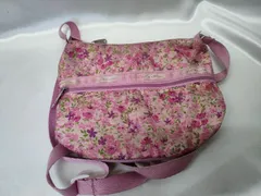 S【ヴィンテージ】お値下げ レスポートサック LESportsac 花柄ショルダーポシェット レディースバッグ カジュアル