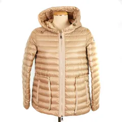 【希少】MONCLER Raie ロゴ入り ダウンジャケット ベージュ ベージュ系 MONCLER RAIE(モンクレール) ダウンジャケット