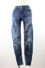 ZARA｜ダメージ加工デニムスキニーパンツ