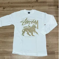00s STUSSY ラスタ ロンT 長袖Tシャツ L ホワイト アウトレット返品不可】 STUSSY ステューシー ロンT 長袖 T