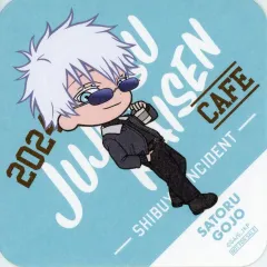 【中古】コースター 五条悟 オリジナル紙コースター 「呪術廻戦カフェ2024 渋谷事変」 ドリンクメニュー注文特典