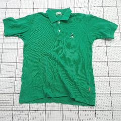 ダンロップクラブ ポロシャツ LL エメラルドグリーン ゴルフ レトロ
