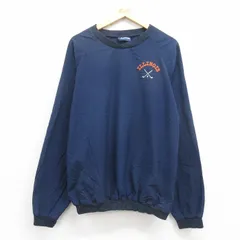 XL/古着 ホロウェイ 長袖 ナイロン ジャケット メンズ 90s イリノイ ラグラン 紺 ネイビー 25oct16 中古 アウター ウインドブレーカー