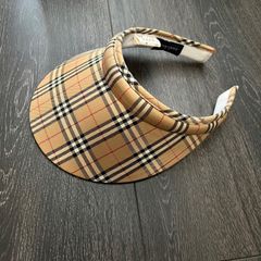BURBERRY バーバリー ノバチェック サンバイザー 調整可能 ワンサイズ BURBERRY バーバリー ノバチェック サンバイザー 調整可能 ワンサイズ