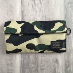 PORTER × BAPE LONG WALLET 1st camo yellow a bathing ape 포터 에이프 베이프 어베이싱 에이프 요시다 가방 지갑 위장