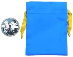 【中古】その他雑貨(キャラクター) 勇利＆ヴィクトル(ブルー) 缶バッジミラー＆衣装生地巾着セット 「ユーリ!!! on ICE」 MAPPA SHOW CASEグッズ