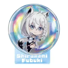 【中古】グッズセット 白上フブキ 「バーチャルYouTuber ホロライブ hololive SUPER EXPO 2023開催記念缶バッジ＆スタンドD」